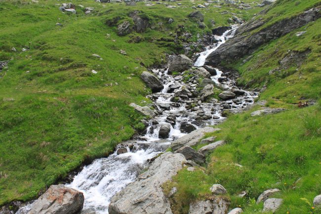 torrenti sui monti Fagaras