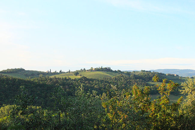 panorama da Monteriggioni